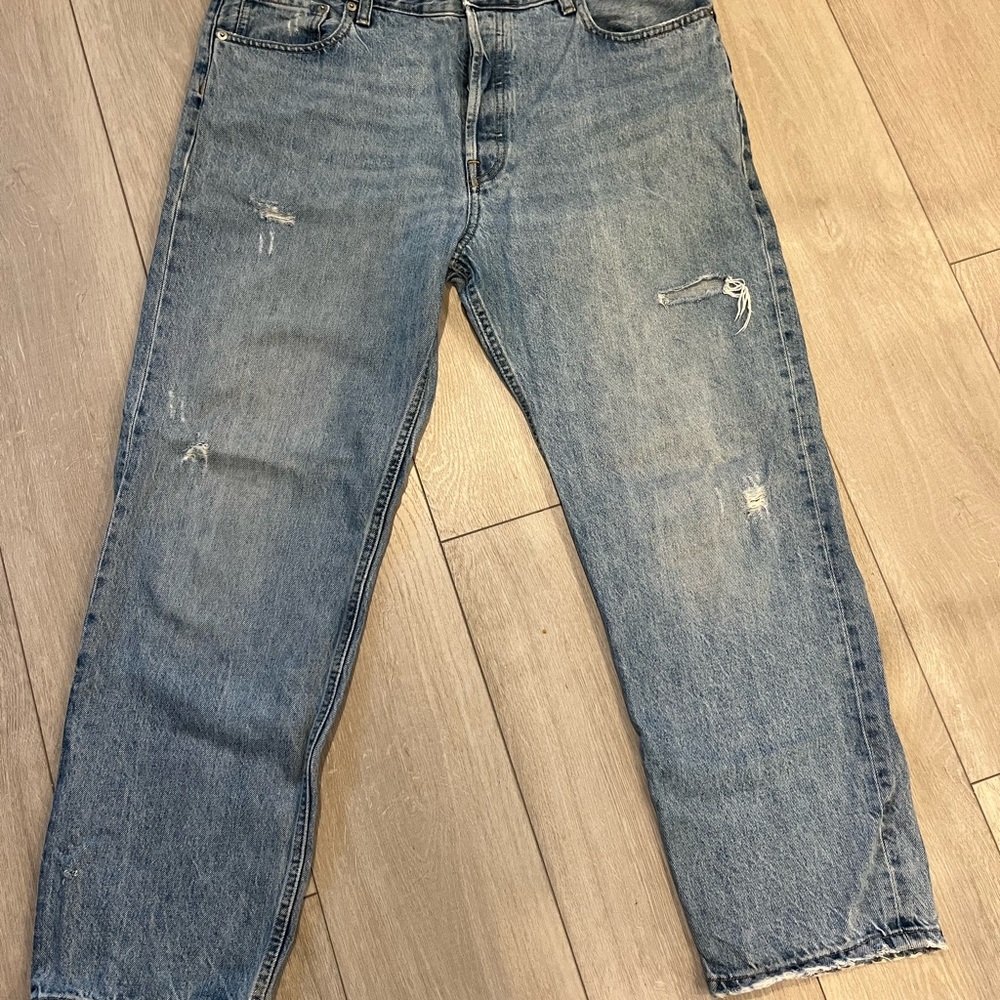 Everlane Distressed Light Blue Women's Jeans